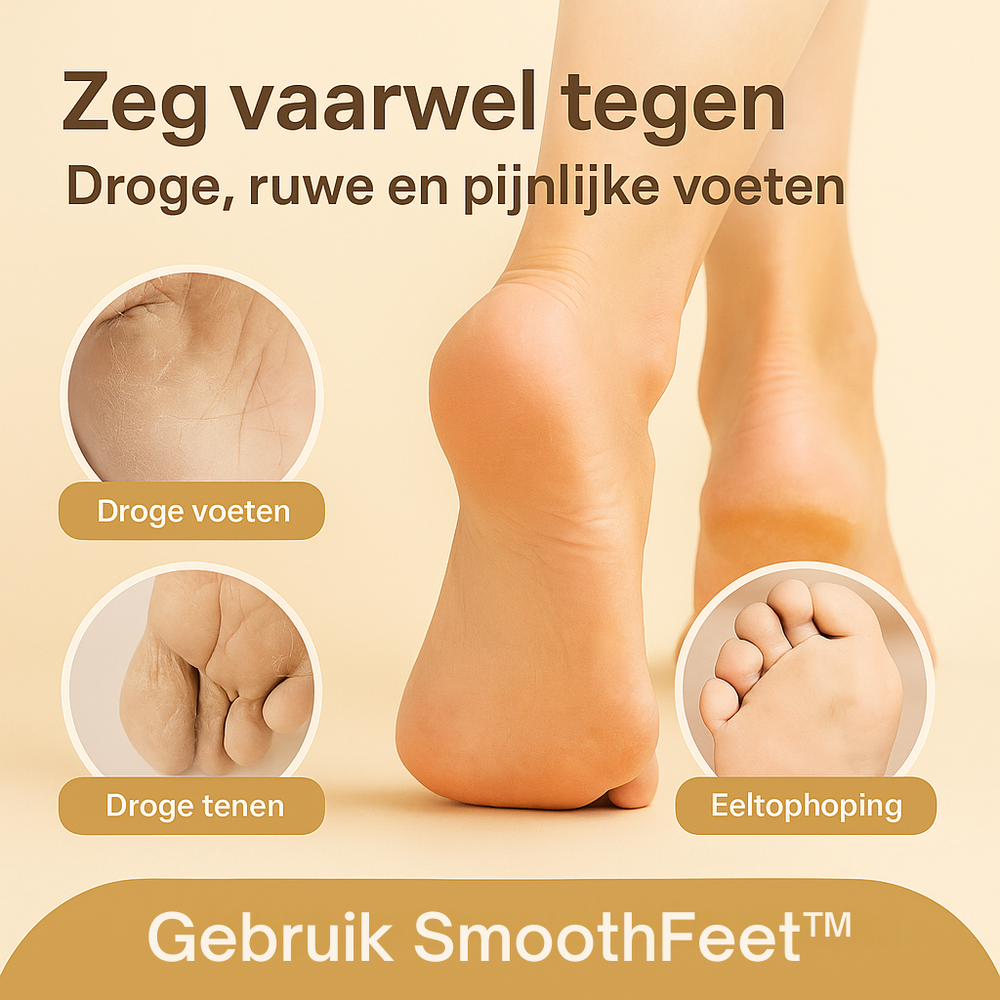 SmoothFeet™ Draadloze eeltverwijderaar