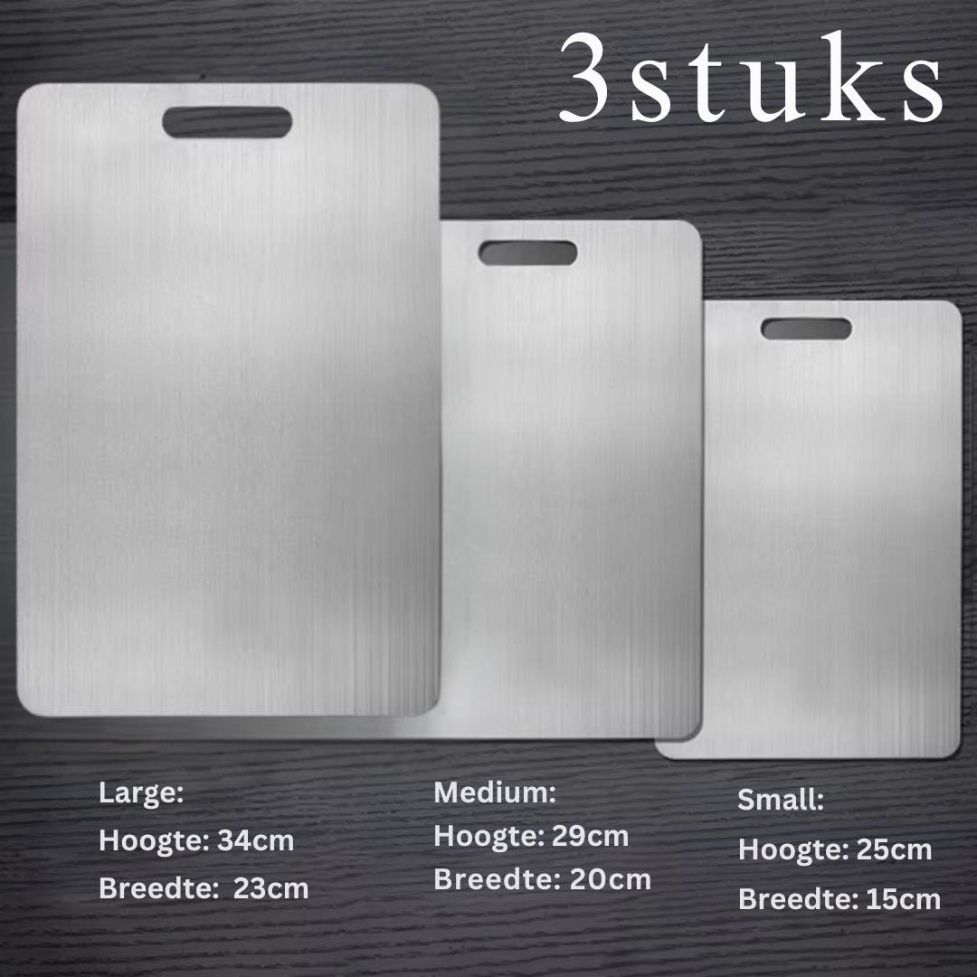 EverBoard™ RVS Snijplank Set