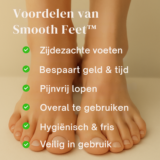 SmoothFeet™ Draadloze eeltverwijderaar